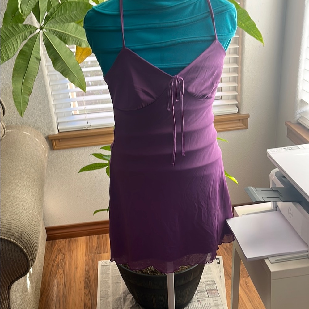Forever 21 Purple Spaghetti Strap Dress
